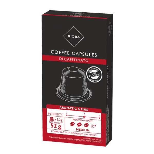 Rioba Capsule Decaffeinato 10 x 5,2 g - image 1