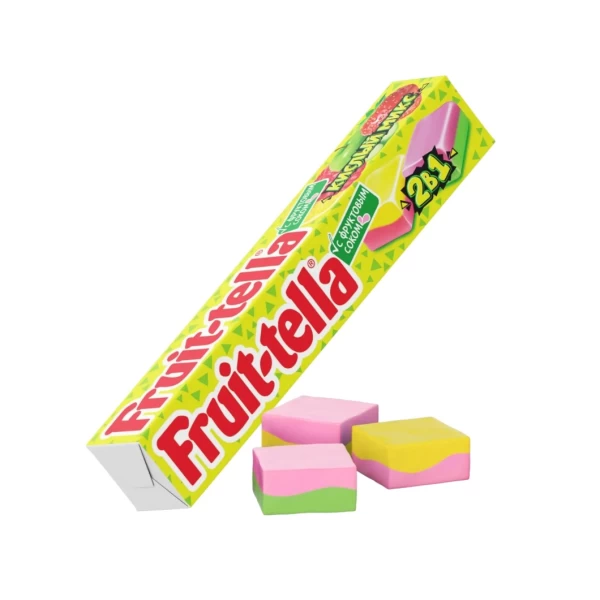 Fruit-tella Bomboane de mestecat mix acru 41 g - image 2