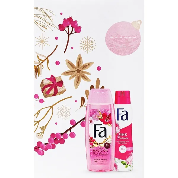 Set Cadou Fa Gel de dus Pink Jasmin, 250 ml & Deodorant spray Pink Passion, 150 ml - image 3