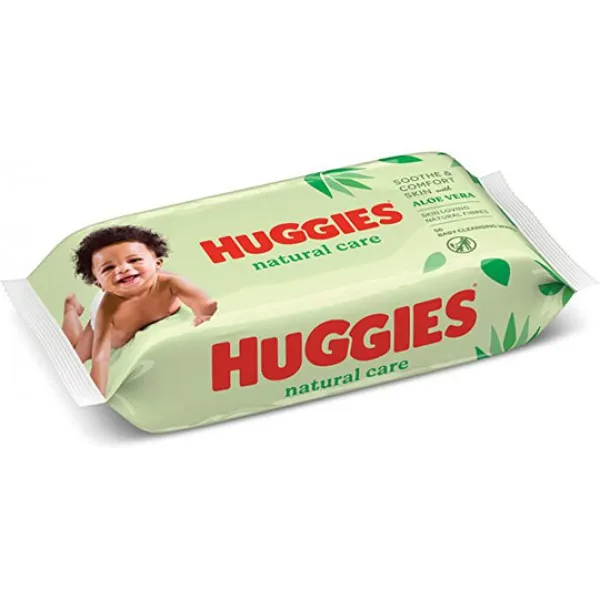 влажных салфеток Huggies Natural Care 56 шт - image 1