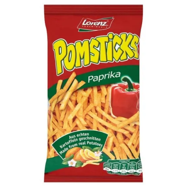 Pom Sticks Картошка фри Lorenz со вкусом паприки 85г - image 1