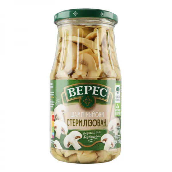 Veres Sampinioni sterilizati taiati 440gr - image 1