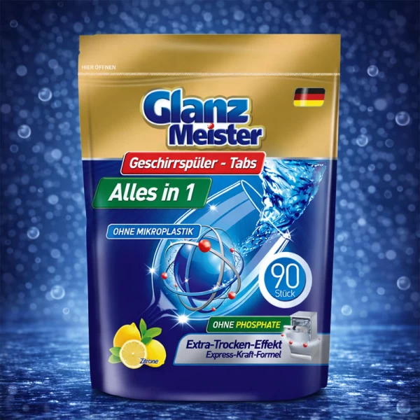 Glanz Meister таблеток для посудомоечной машины 90 шт Lemon All in 1 - image 2