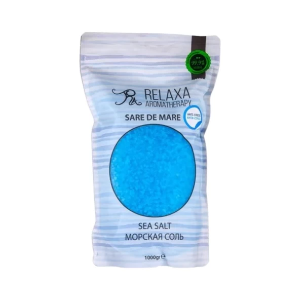 Relaxa Sare de mare 1kg Anti-Stress (palmarossa, geraniu, lamiie) - image 1