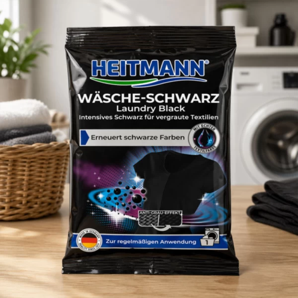 Кондиционер для чёрного белья Heitmann Laundry Black обновление цвета 50 г - image 2