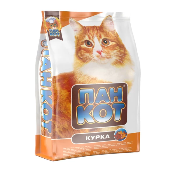 Pan Kot hrana uscata pentru pisici gaina 400g - image 1