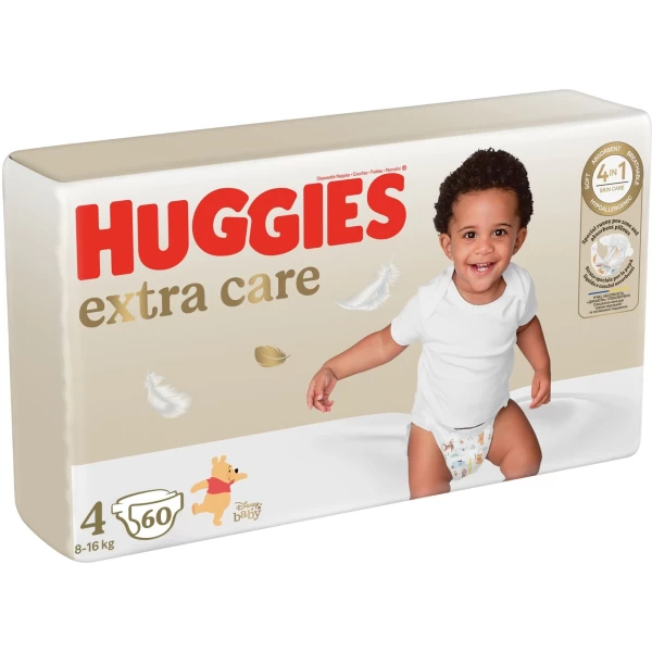 Huggies Подгузники Extra Care 4 (8-16 кг), 60 шт - image 1
