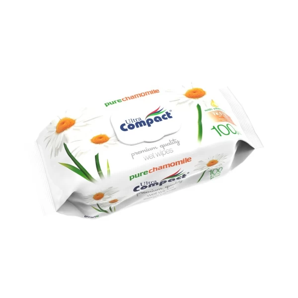 Ultra Compact Servetele umede Chamomile 100 buc - image 1