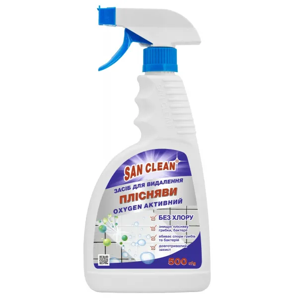 San Clean Spray pentru inlaturarea mucegaiului Oxigen Activ 500gr - image 1
