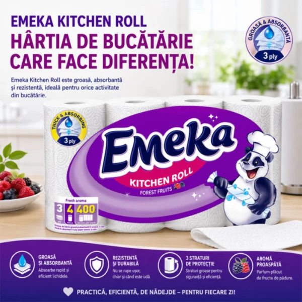 Emeka Prosoape de bucatarie 4 role 3 str Forest Fruits - image 2