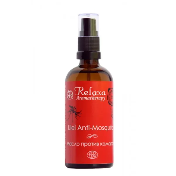 Relaxa Ulei Anti Mosquito (Ulei de menta, scortisoara, rozmarin, simburi de struguri)100ml - image 1
