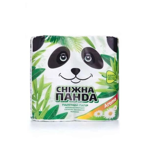 Panda Туалетная бумага Снежная Арома 2 слоя 4 рулона - image 1