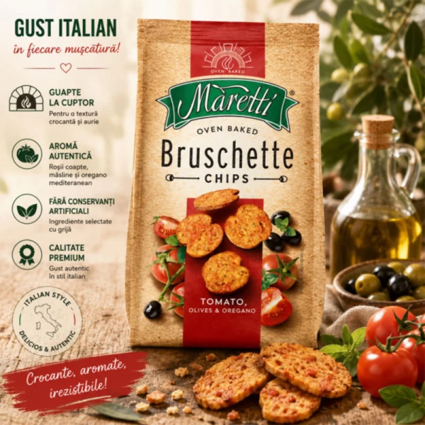Maretti Brushette томатно-оливковое орегано 70гр - image 3