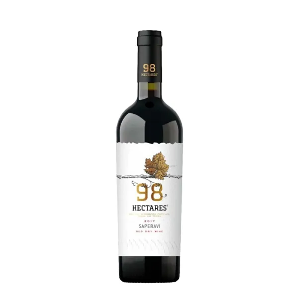 Vinuri de Comrat 98 Vin Hectares Saperavi sec rosu 0.75L - image 1