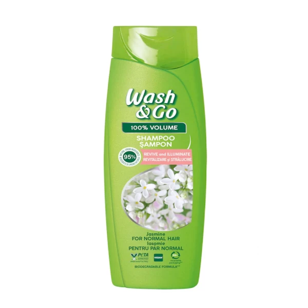 Wash&Go Sampon 360ml Jasmine - image 1