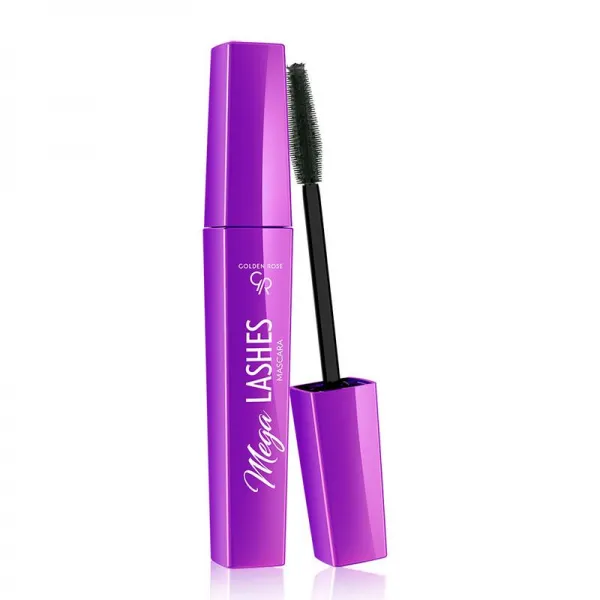 Golden Rose Mascara Mega Lashes Mascara Deep Black Deep Black Vegan Formula 12ml - image 1