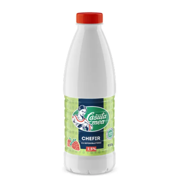 *Casuta Mea BioChefir cu capsuni 2,5% 930ml - image 1