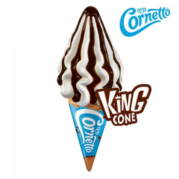 Inghetata Cornetto King Cone Vanilla 260ml - image 3