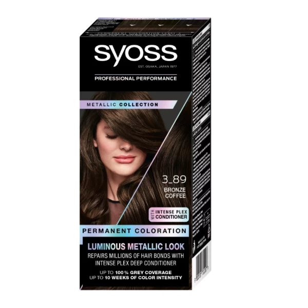 Syoss Vopsea de par 3-89 Cafea Aramie - image 1