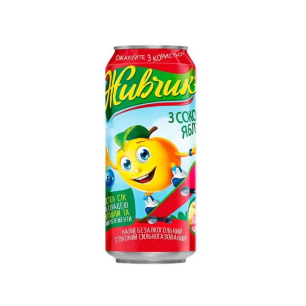 Jivcic Bautura cu suc de mere carbogazoasa 0,5l Doza - image 1
