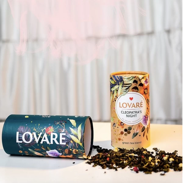 Lovare Ceai 80 g verde Cleopatra's Night, petale de flori si fructe - image 5