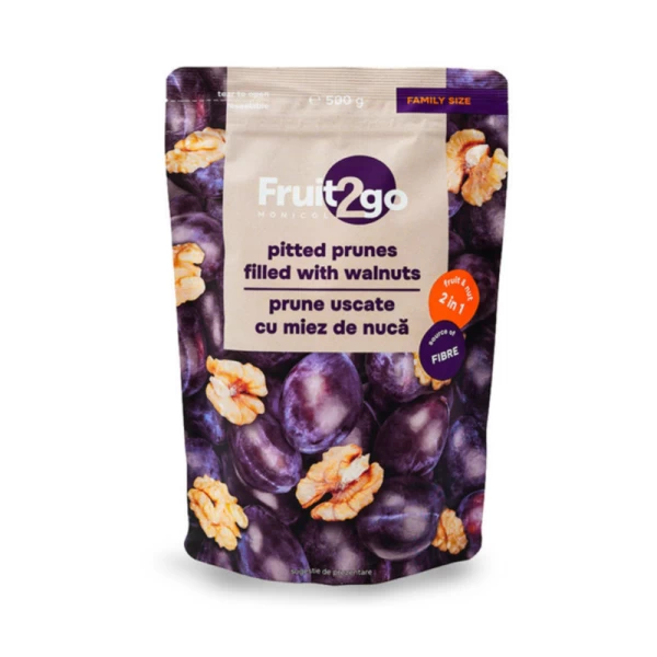 Fruit2go Prune umplute miez de nuca 500 g - image 1