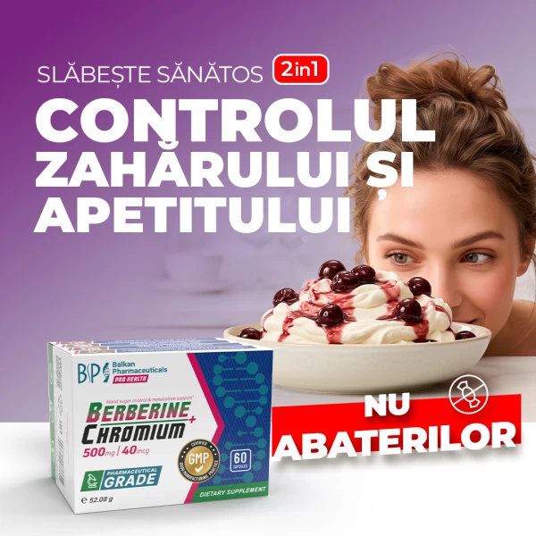 BP Vitamine Berberine 500mg + Chromium 40mg 60cap - image 2