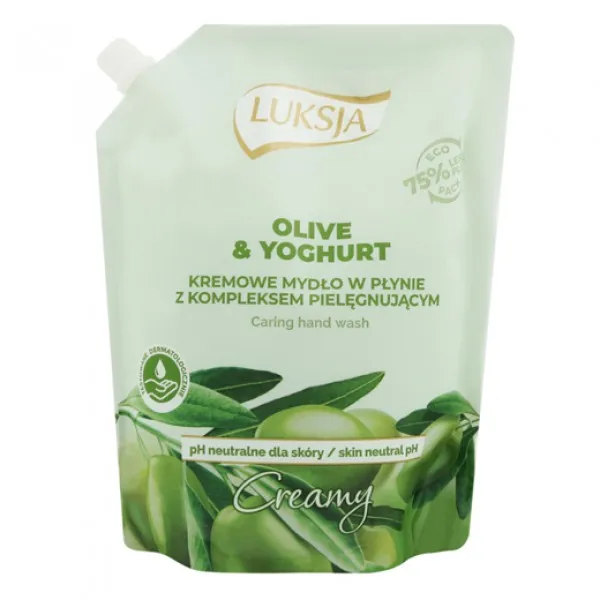 Luksja sapun lichid 900ml Oliva & Iaurt rez - image 1