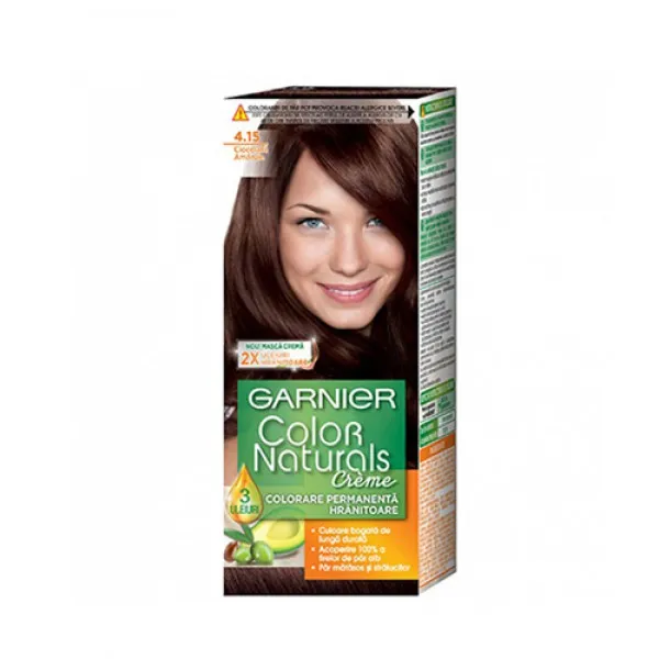 Стойкая краска для волос с аммиаком Garnier Color Naturals 4.15 Горький Шоколад - image 1