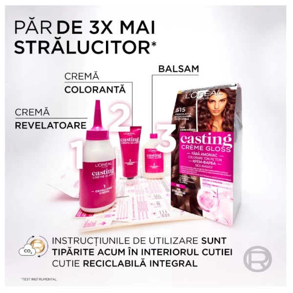 Casting Creme Gloss Vopsea de par 554 Ciocolata cu chili - image 4