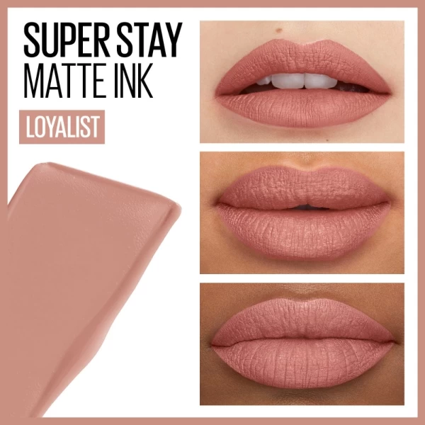 Помада для губ Maybelline New York Super Stay Matte Ink 5 Loyalist 5 мл - image 6