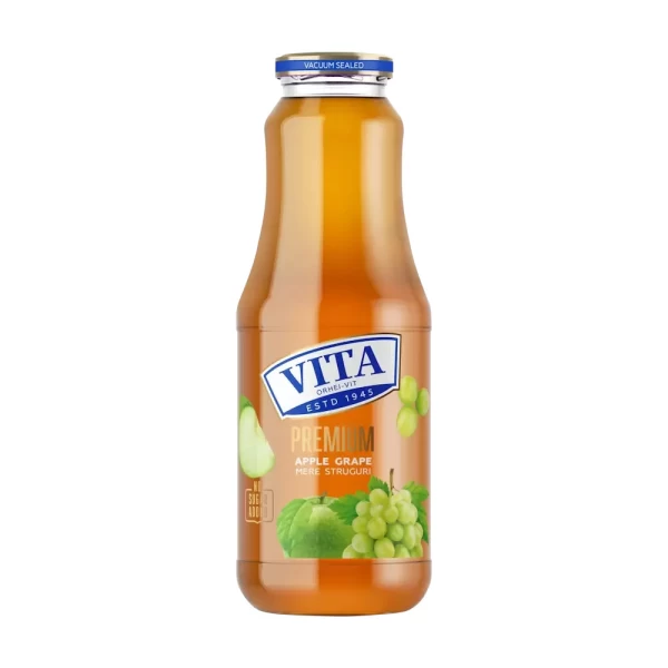 Vita Premium Suc de Mere si struguri 1 L (Sticla) - image 1