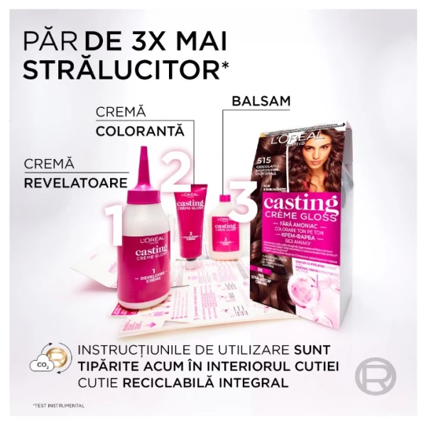 Casting Creme Gloss Vopsea de par 613 Mocaccino - image 4