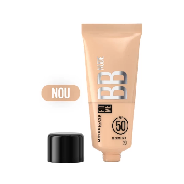 Maybelline Crema BB Fit Me SPF 50 Nuanța 20, acoperire naturală, 30 ml - image 2