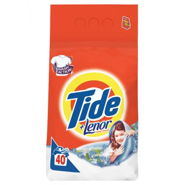 Tide Стиральный порошок 3кг 2in1 Touch of Lenor - image 1