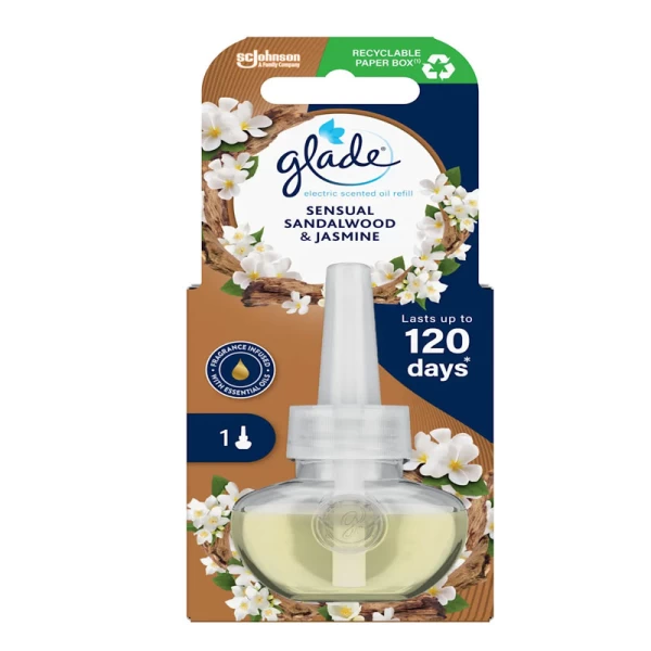 Glade Запаска Электрический освежитель Sandalwood & Jasmine 20 мл - image 1