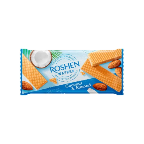 Roshen Вафли с кокосом и миндалем 216 г - image 1