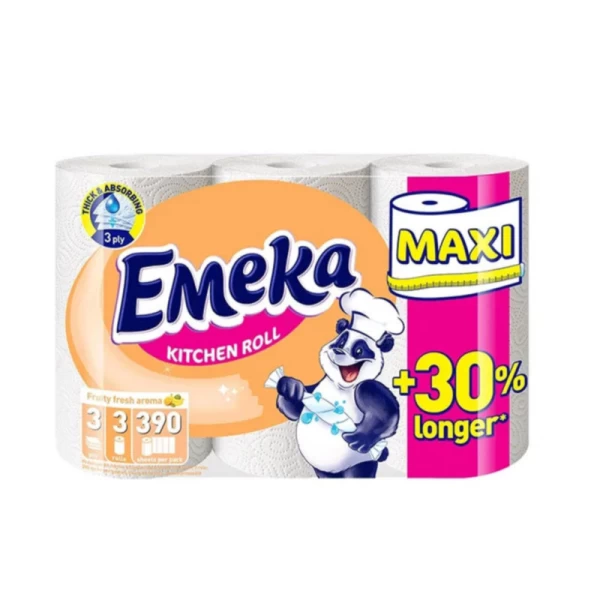 Emeka Prosoape de bucatarie MAXI 3 role 3 str Fruity Fresh - image 1