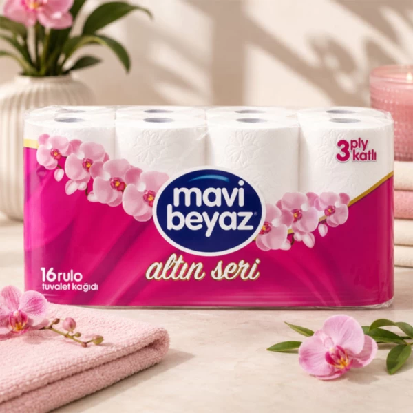 Mavi Beyaz Gold Серия Туалетная бумага 16 рул 3 слоя - image 2