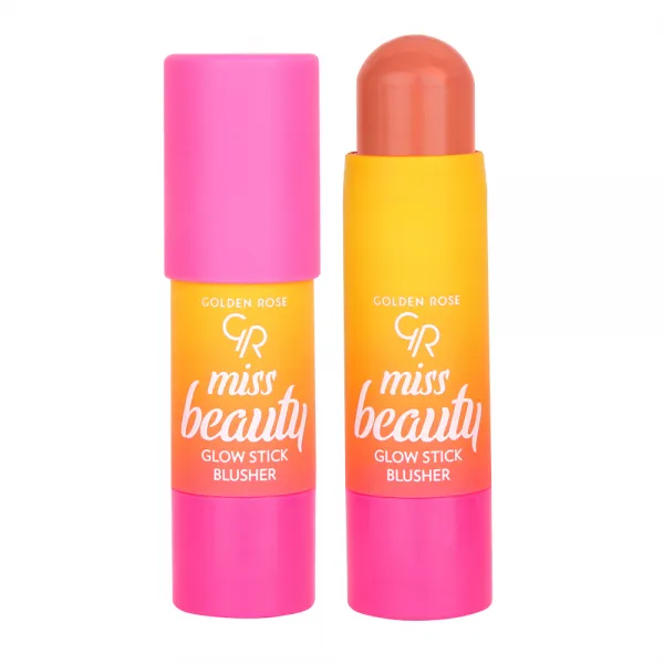 Golden Rose Fard de ten Miss Beauty Glow Stick 01 6gr  Peach Flash - image 1