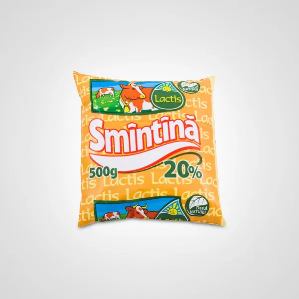 Lactis Smantana 20%, 500g (pungă) - image 2