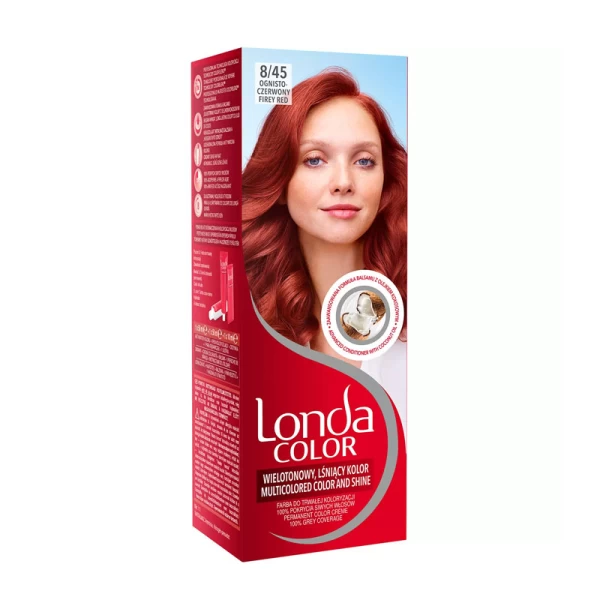Londa Color Крем-краска 8/45 Огненно-рыжий, 110 мл - image 1
