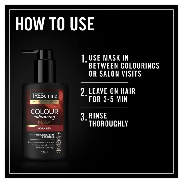 Tresemme Маска для волос окрашивающая Warm red 200 мл - image 2