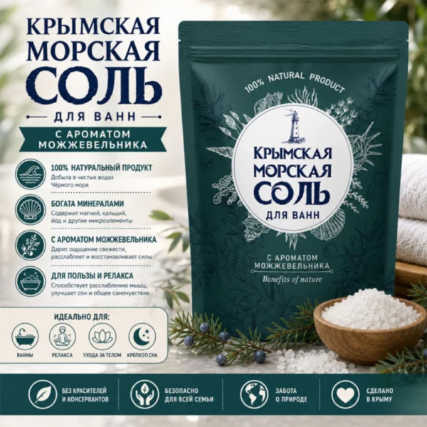 Crimea Sare de mare din Ienupăr 1,1kg - image 2