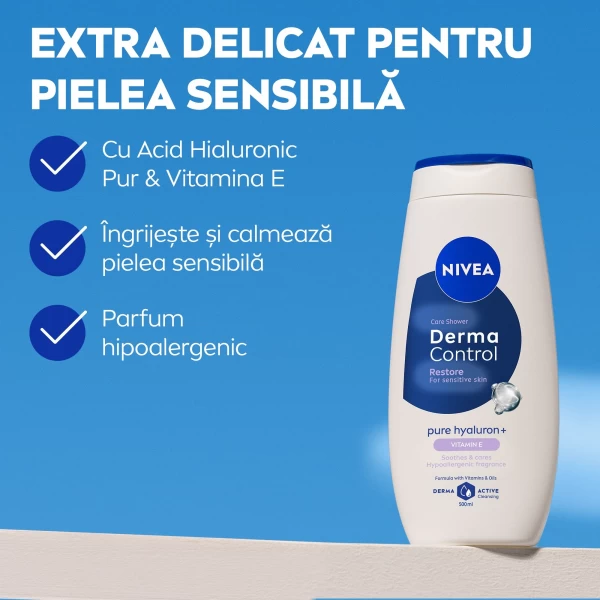 Nivea Derma Control Gel de dus Restore 500ml - image 2