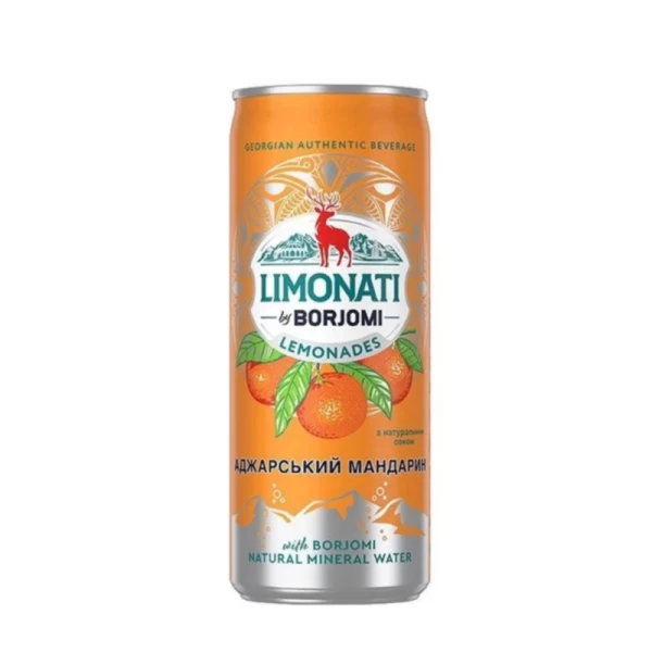 Лимонад Limonati by Borjomi Аджарский мандарин, 330 мл - image 1