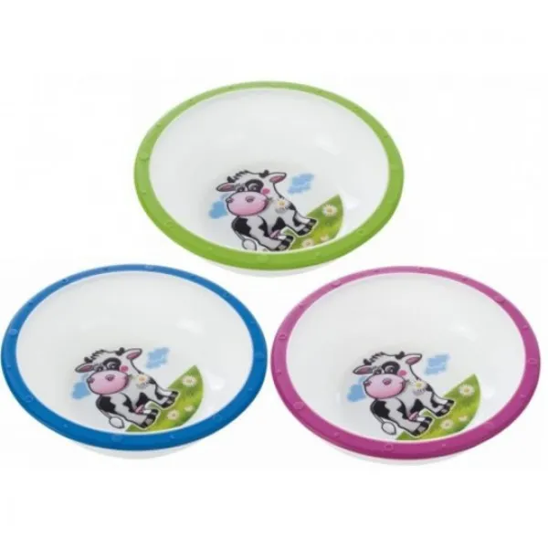 Тарелка пластмассовая с антискользящим дном 270 мл. Canpol 4/416 - image 1