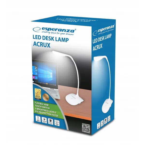 ESPERANZA Lampa LED ACRUX ELD103W White - image 1