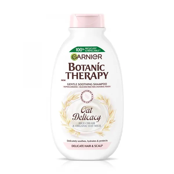 Garnier Botanic Шампунь Rice Cream & Organic Oat Milk 250 мл - image 1