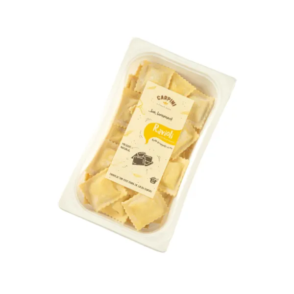 Carpini Paste fainoase proaspete Ravioli cu ricota si spanac 500gr - image 1